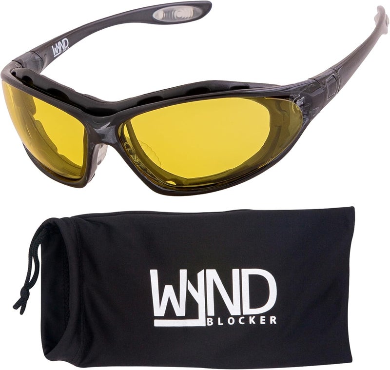 WYND Blocker Kraken Motorcycle Riding Glasses Extreme Sports Wrap Dry Eye Sunglasses (Model 336) - Image 1